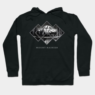 Geometric Mt. Rainier National Park Souvenir Hoodie